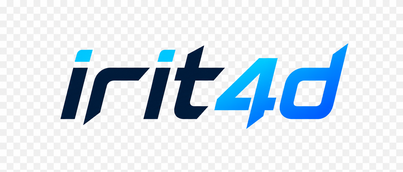 Logo irit4d neon ungu